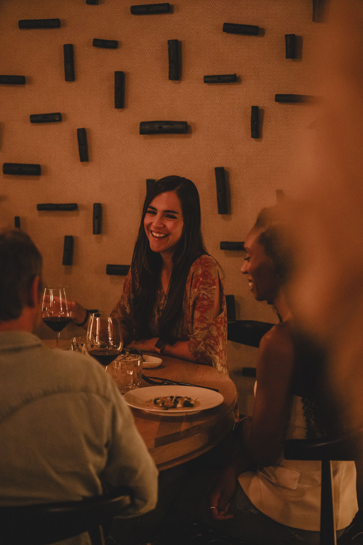 Disfrutando de alta gastronomia y seleccion de vinos en Loa. Foto Grimalt de Blanch 2